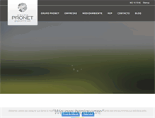 Tablet Screenshot of grupo-pronet.com